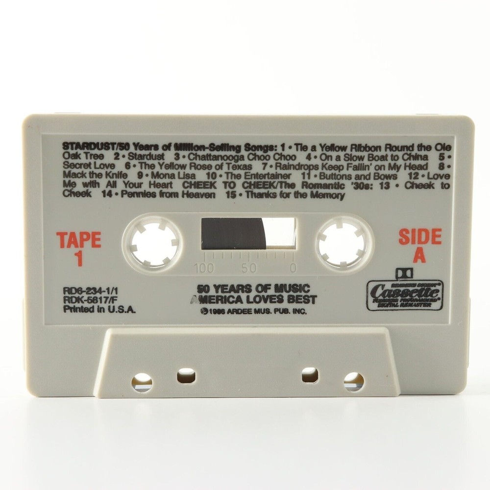 50 Years of Music America Loves Best Tape 1 (Cassette Tape ONLY) Reader's Digest